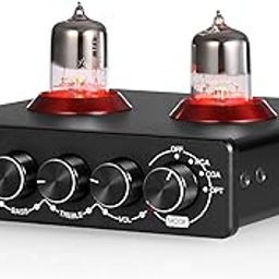 Mini Tube DAC Preamp Coax/Opt to RCA Converter Balanced Headphone Amp 24Bit/192K-18