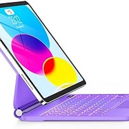 GGQFGTOJ IPad Air 13-inch Magic Magnetic Keyboard Case, Compatible with M2 2024, 3rd/4th/5th/6th Gen (Pink)-image-8