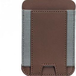 TYKEE Magsafe Wallet Elastic Card Holder Stores Upto 6 Cards Compatible with iPhone 12,13,14,15 Mini, Pro, Max All Series | RFID Blocking - Brown-11