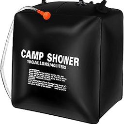HEAVENGLOW 40L Camping Shower Portable Outdoor Solar Heating Shower Water Bag Kit-image-56
