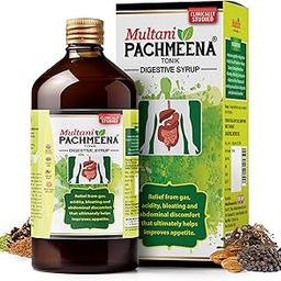 Multani Pachmeena Tonik Digestive Syrup |Ayurvedic Products For Better Digestion | Relief From Gas, Bloating, Abdominal Discomfort | Usefull In Improving Appetite | 450 Ml-14