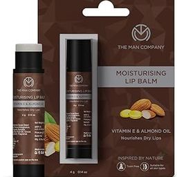 The Man Company Nourishing Lip Balm for Soft & Moisturised Lips - 4gm | Enriched with Vitamin E, Almond & Olive Oil | Prevents Dry, Chapped Lips-74