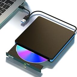 External CD/DVD Drive for Laptop & Desktop PC, USB 3.0/Type-C Portable CD Drive Burner with Mute Design, +/-RW Drive Optical Readers for MacBook Windows 11/10/8/7/XP Linux Mac OS Systems (2 in 1)-18
