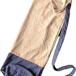 Handwoven Cotton Eco-Friendly Premium Yoga Mat Cover with Durable Shoulder Strap (Burgundy)-image-37