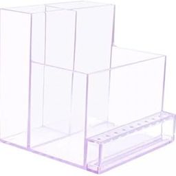 bnf® 3X3 Row 10 Holes Nail Drill Bits Holder Display Manicure Tools Clear Purple | Nail Care, Manicure & Pedicure | Manicure/Pedicure Tools & Kits-image-2