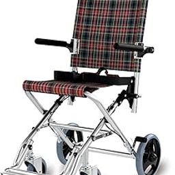 Portable Lightweight (7kg) Aluminum Wheelchair with Carry Bag, Oxidized Matte Finish, Foldable, Nylon Seat, United Brake, 100kg Capacity – Ideal for Patients, Elderly, and Home Use-0