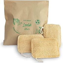 100% Natural Loofah Exfoliating Sponge - Loofah Body Scrubber for Bathing - Body Loofah for Women & Men - Organic Loofah - Biodegradable Loofah for Bathing loofa Sponges (Rectangle Pack of 2)-34