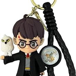 Harry Potter Inspired 3D Rubber Keychain | Hedwig Owl Wizard Themed Collectible | For Harry Potter Fans | Collectible for Bike, Car, Backpack & Gifts-37