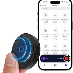 132G (9800 Hour) Voice Activated Recorder - Elasound Voice Recorder with AI-Intelligent Triple Noise Reduction, Portable Audio Recorder for Work, Lectures, Meetings【100H Continuous Recording Device】-13