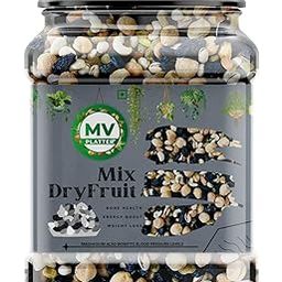 MV Platter Health Mix Dry Fruits Dry Fruits Mix | Dried Almonds, Black Raisins, Cashewnuts, Cranberries, Black Dates & Many More | Healthy Breakfast for Kids & Adults (1 Kg Box, Mix Dry Fruit)-image-40