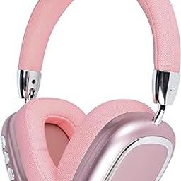 AMAFACE Bluetooth Headphones Over-Ear, Foldable Wireless Headphones,Support Wired,Stereo Headset with Mic for Cell Phone,PC,Soft Earmuffs Light Weight for Long Wearing(Pink)-image-21