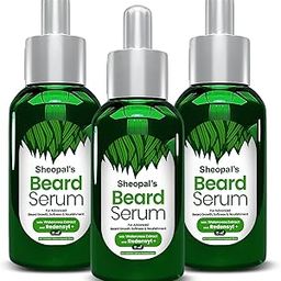 Sheopals Beard Growth Serum for Men with 3X Redensyl – Fast Beard Growth Serum for Thicker, Fuller & Patchy Beard – Non-Sticky Formula – 35ml (3packs)-image-47