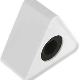 Generic ABS Injection Molding Triangular Microphone Station Logo -White-24