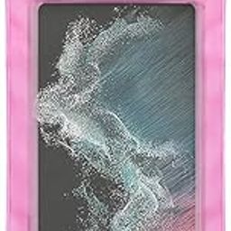ACM Waterproof Bag Case Compatible with Samsung Galaxy S22 Ultra Mobile (Rain,Dust,Snow & Water Resistant) Pink-image-22