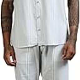 Men's Regular Fit Striped Co-ord Sets-image-63
