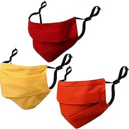 Soft anti-pollution smog smoke cold cough protective cotton face masks Reusable Machine Washable Handcrafted Double Layer Fabric for women, men.-image-94