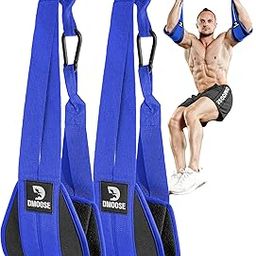 DMoose Fitness Ab Straps - Six Pack Home Gym Exerciser - Double Strap Support and Stitching, Rip-Resistant Fabric, Longer & Thick Arm Padding Grade Abs Workout Equipment for Men & Women-image-25