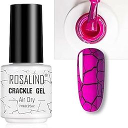 ROSALIND Crackle Gel Nail Polish from BELLE GAGA™ For Nail art manicure Set Air dry nail polish 7ml Crack Effect, Nail Art, Self-Nail, Gel Style, Nail Color, Salon Nails, Quick Drying Color Gel (A626)-image-98