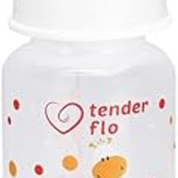 tender flo Kosy Giraffe 150ml Baby Feeding Bottle | Perfect for Newborns and Toddlers | Ideal for 0-5 Years | Comfortable Grip and Leak-Proof Design for Easy Feeding - White-image-2