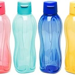Tupperware Aquasafe 750ml Fliptop Plastic Bottle, 4 Pieces-32