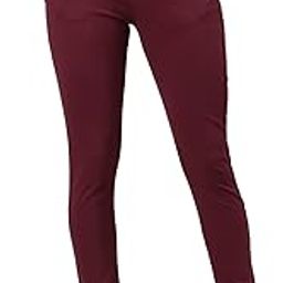 Womens' Solid Mid Rise Brushed Super Stretch Ultra Warm Jeggings-image-41