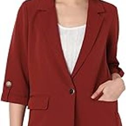 Women's Polyester Blend Standard Length Blazer-picture-30