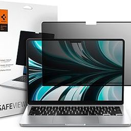 Spigen SafeView Privacy Filter Screen Protector Guard for MacBook Air 13inch (M4 2025 / M3 2024 / M2 2023) - 1 Pack-image-13