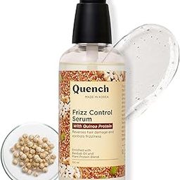 Quench Frizz Control Serum With Quinoa Protein & Ceramides, Hair Serum For Dry, Damaged & Frizzy Hair, Smoothes Frizz, Tames Flyaways & Repairs Hair Damage, Made In Korea (100Ml)-image-46
