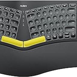 Nulea Wireless Ergonomic Keyboard, Split Keyboard with Wrist Rest, USB-C Charging, 7-Color Backlight, Natural Typing, Bluetooth and USB Connectivity, Compatible with Windows/Mac-image-21