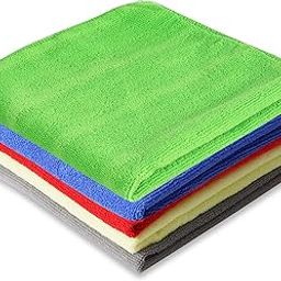Swachh Touch Microfiber Cleaning Cloth - 5 pcs - 40x40 cms - 340 GSM-picture-23