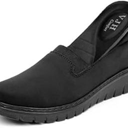 Women’s Loafers Round toe Slip on Comfort Arch Support Walking shoes-image-77