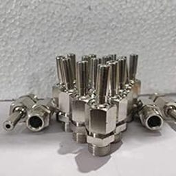Brass Adjustable Type Fountain Nozzle Multi Direction Ball Joint Jet Nozzle with Water Sprinkler Spray Head (Nozzle Hole 4mm Thread size 1/4 inch BSP) (PACK OF 20PCS)-image-32