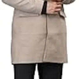honnete Men's Casual Regular-fit Notch Lapel Collar Long Coat for Winter-picture-7