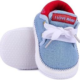 Baby Boys & Baby Girls Shoes for Boys & Girls, Infant Shoes for Newborn, First Walking Baby Shoe (6-9 Months) Blue-image-7