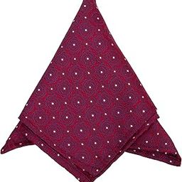Men's Maroon Plaid Pocket Square-image-81