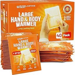 Everlasting Heat XL Hand Warmers & Body Warmers 40 Pairs - Up to 18 Hours of Long Lasting Warmth - Easy Air Activation for Hands, Body and Feet - TSA Approved-image-17