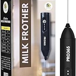 PRO365 Quick Charge Coffee Frother in 3 Speeds, 6 Months Warranty, Perfect for Mocktails/Coffee/Milkshakes/Lassi (E-Recipe Book Included QR Code, USB Charging Cable Included)-picture-19