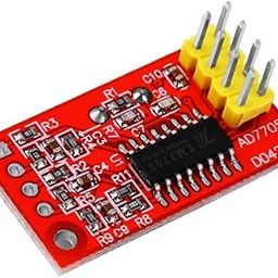 Generic Brand Hot 1pc Dual 16-bit ADC Data Acquisition Module SPI Compatible AD7705 Module Board Top Sale-19