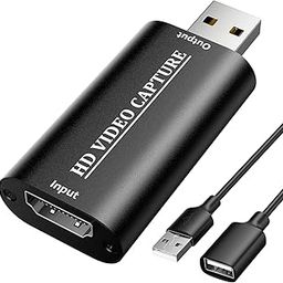 RuhZa Audio Video Capture Cards,HDMI to USB 2.0 Full HD 1080p Record,via DSLR Camcorder Action Cam for High Definition Acquisition, Live Broadcasting Gaming-picture-13
