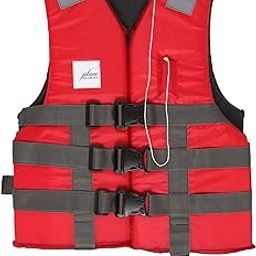 Jilani Adult Safety Life Jacket Weight Capacity Up to 70Kg (Red)-image-16