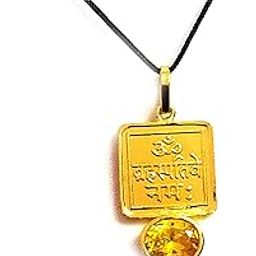 Guru Jupiter Grah Matra yantra Golden Plated Ashtadhatu pendant For Men & Women-picture-13