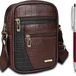 Diablo Leather Sling Crossbody Messenger Bag For Men | Happy Fathers day gift for dad | Stylish Corporate Gift Item.-image-41