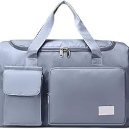Travel Duffle Bag, 6 Pocket Foldable Luggage, Lightweight Multipurpose Handbag for Men and Women-image-15