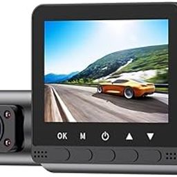 IC Plus 3-Channel Dash Cam – Front, Rear & Inside View, On-Dashboard Camera with Motion Detection, 170° Wide Angle, Parking Monitor-image-36