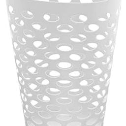 Starplast Tall Flex Laundry Basket (17.75" x 17.25" x 26", White)-picture-20