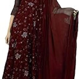 Purple Color Embroidered Designer Anarkali Gown and Dupatta Set-picture-12
