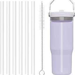 Replacement Straws Compatible with 20oz Stanley IceFlow Stainless Steel Tumbler with Straw-The IceFlow Straw Replacement-Accessories Set Include 6 Hard Straws,1Cleaning Brush-image-72