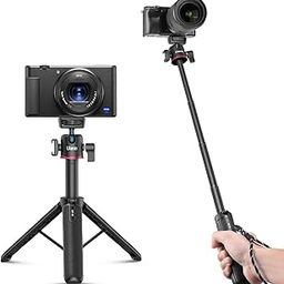 ULANZI MT-73 Extension Pole Tripod, Mini Selfie Stick Tripod Stand Handle Grip for Webcam Canon G7X Mark III Sony ZV-1 RX100 VII A6400 A6600 Cameras Vlogging-20