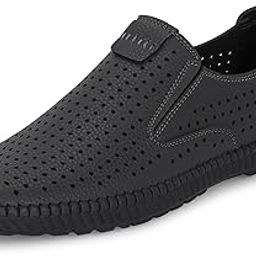 Flexible Formal Shoe for Men | Stylish Slip-On with Soft Cushioned Insole | Breathable Comfort Flexible for Formal and Casual Outfits (9708)-image-18