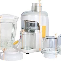 HOMETRONICS Juicer Mixer Grinder - Smoothie Maker Nutri-blend Mixer, Grinder & Blender|Powerful 500W 22000 RPM 100% Full Copper Motor|Stainless steel Blades|3 unbreakable jars-26